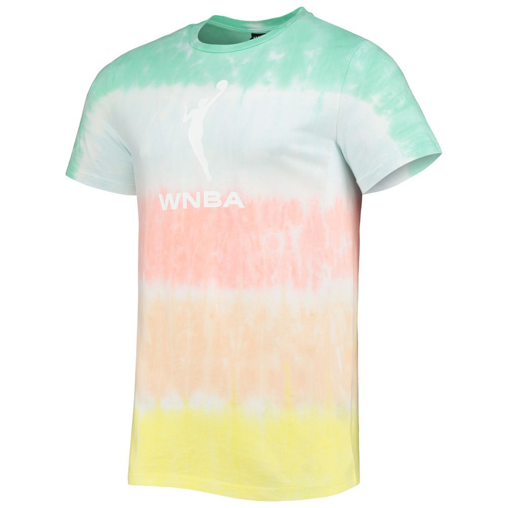 The Wild Collective Mint/Coral WNBA Logowoman Pride Tie-Dye T-Shirt