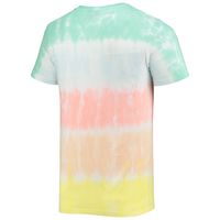 The Wild Collective Mint/Coral WNBA Logowoman Pride Tie-Dye T-Shirt