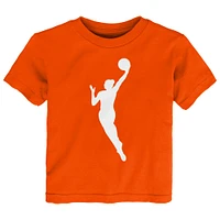 Toddler  Orange WNBA Gear Logo Woman T-Shirt