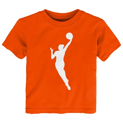 Toddler  Orange WNBA Gear Logo Woman T-Shirt