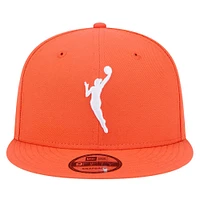 Unisex New Era Orange WNBA Gear Logo 9FIFTY Snapback Hat