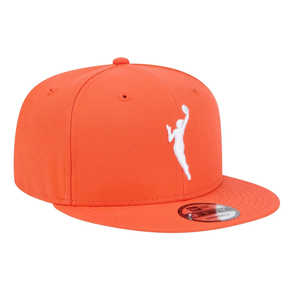 Unisex New Era Orange WNBA Gear Logo 9FIFTY Snapback Hat