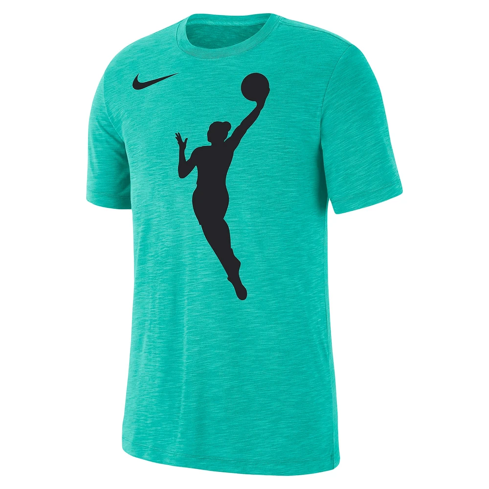 Unisex Nike Aqua WNBA Logowoman T-Shirt