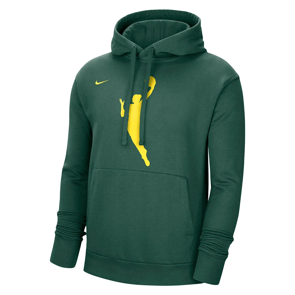 Sweat à capuche unisexe Nike Hunter Green WNBA Logowoman Team 13