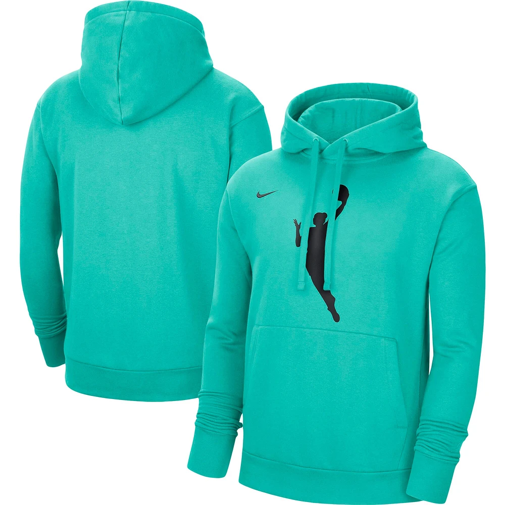 Sweat à capuche unisexe Nike Mint WNBA Logowoman Team 13