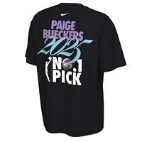 Unisex Nike Paige Bueckers Black 2025 WNBA Draft The One T-Shirt
