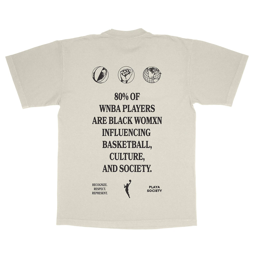 T-shirt unisexe de qualité supérieure pour chaque match du Mois l'histoire des Noirs la WNBA Playa Society