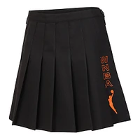 Jupe de tennis unisexe noire Round21 WNBA Game On