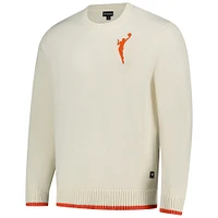 Pull unisexe en jacquard crème WNBA Gear de The Wild Collective