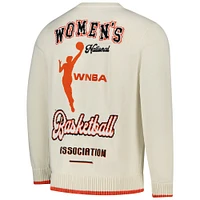 Pull unisexe en jacquard crème WNBA Gear de The Wild Collective