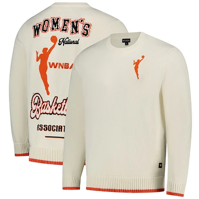 Pull unisexe en jacquard crème WNBA Gear de The Wild Collective
