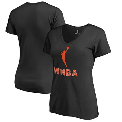 WNBA Fanatics Branded Women's Overtime V-Neck T-Shirt - Black