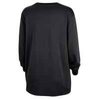 T-shirt oversize à manches longues et logo Jumpwoman Nike WNBA noir pour femme