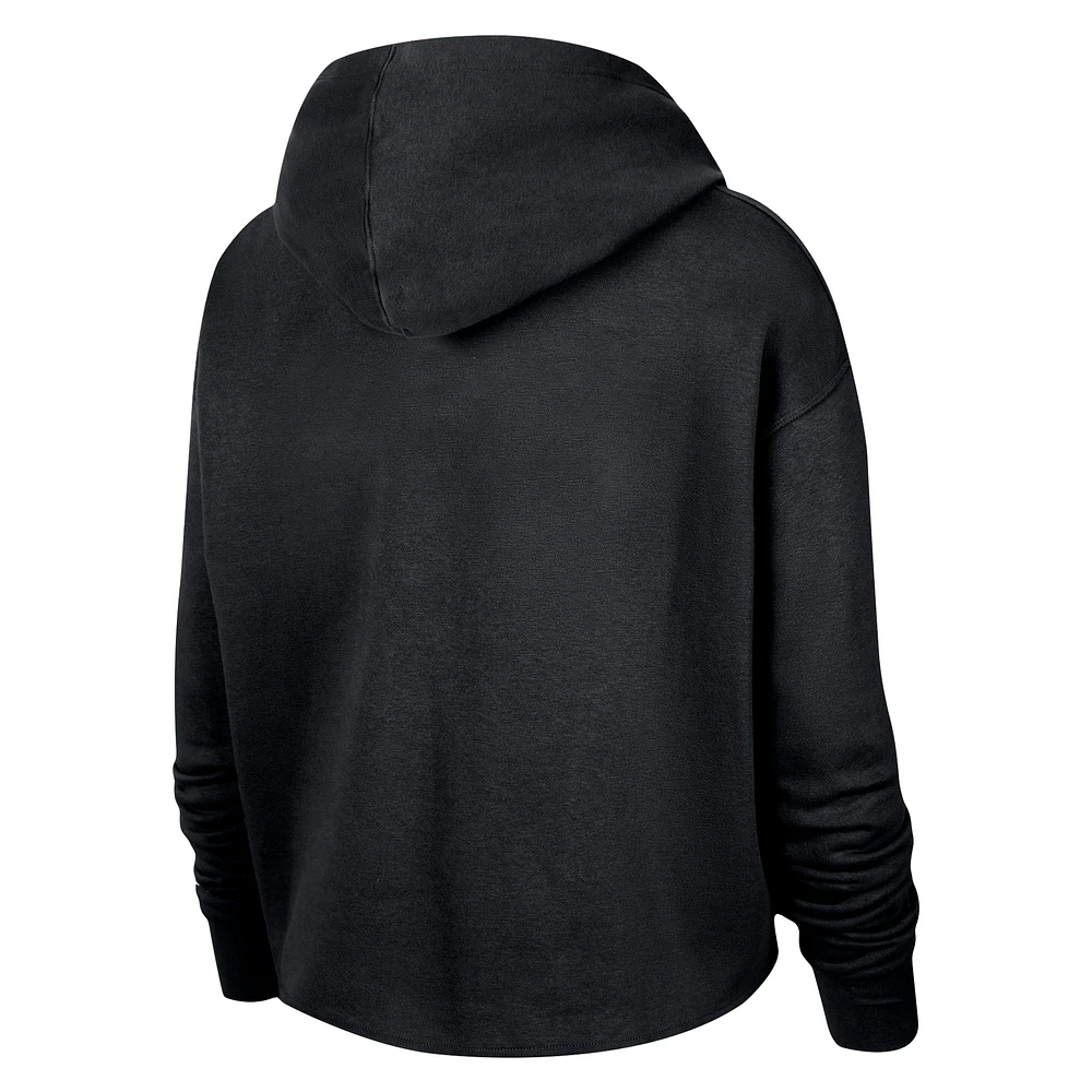 Women's Nike WNBA Logowoman Team 13 Cropped Pullover Hoodie