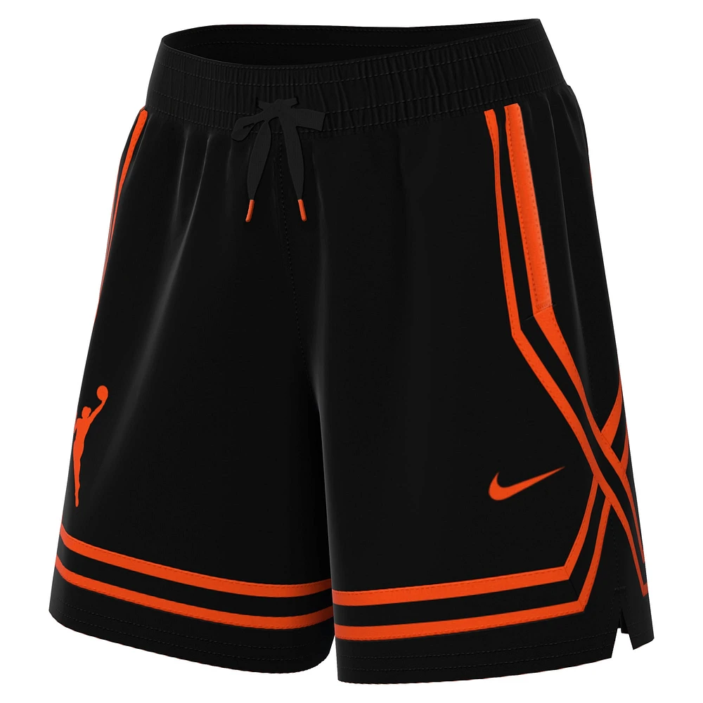 Short Crossover Performance Nike WNBA Logowoman Team 13 pour femme, noir