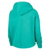 Women's Nike Mint WNBA Logowoman Team 13 Cropped Pullover Hoodie