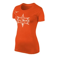 T-shirt Performance Nike 2022 WNBA All-Star Game Logo Legend pour femme orange