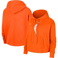 Sweat à capuche court Nike WNBA Logowoman Team 13 orange pour femme