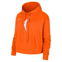 Sweat à capuche court Nike WNBA Logowoman Team 13 orange pour femme