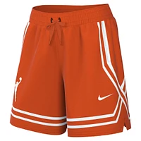 Women's Nike Orange WNBA Logowoman Team 13 Crossover Performance Shorts