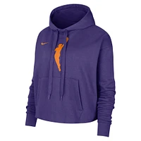 Sweat à capuche court Nike WNBA Logowoman Team 13 pour femme violet
