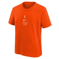 Youth Nike  Brilliant Orange WNBA Essential Logo T-Shirt