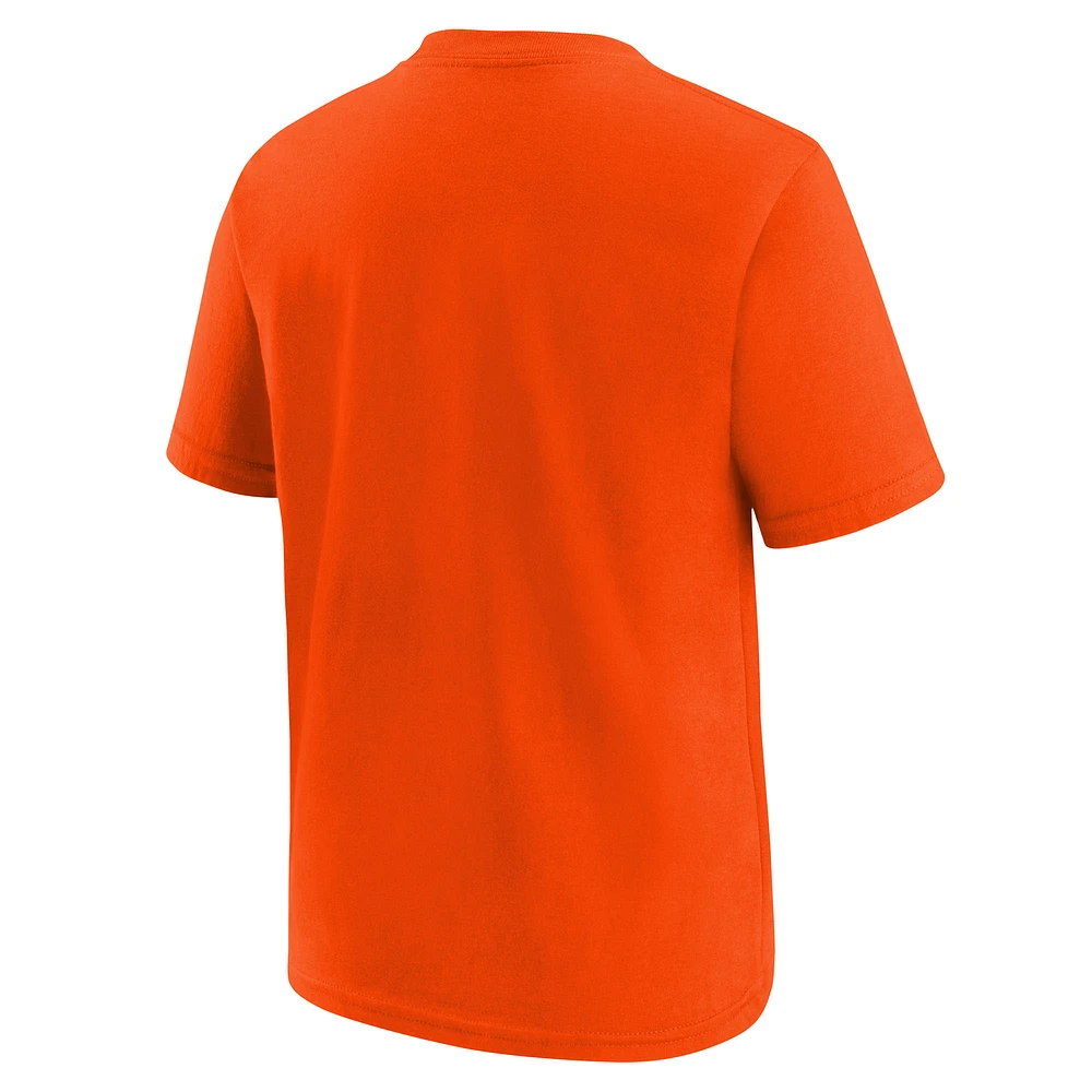 Youth Nike  Brilliant Orange WNBA Essential Logo T-Shirt