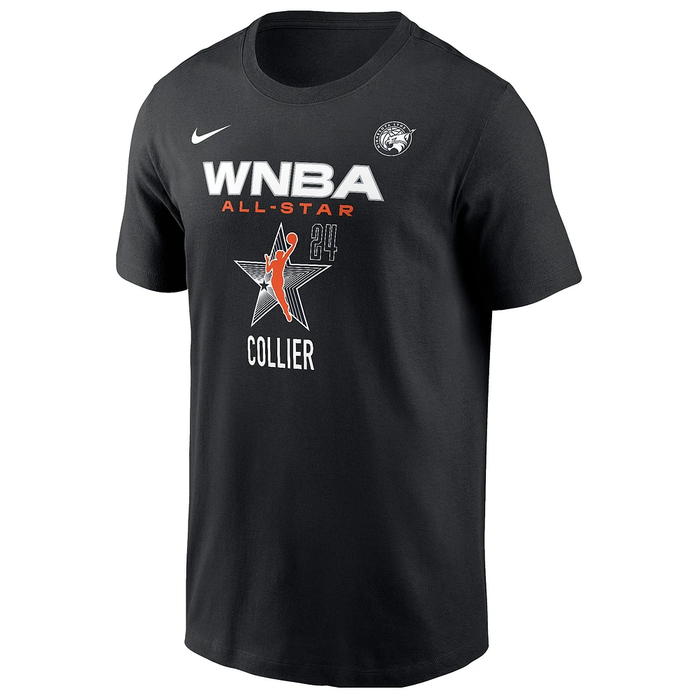 Youth Nike Napheesa Collier Black 2024 WNBA All-Star Game Name & Number T-Shirt