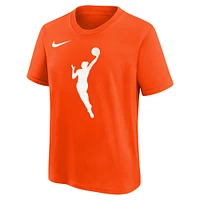 T-shirt Nike WNBA avec logo orange pour jeune