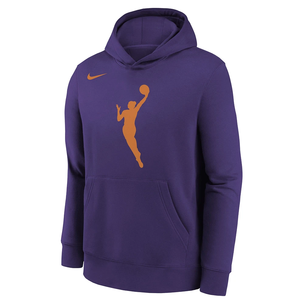 Sweat à capuche Nike violet avec logo WNBA Essential Team pour jeune