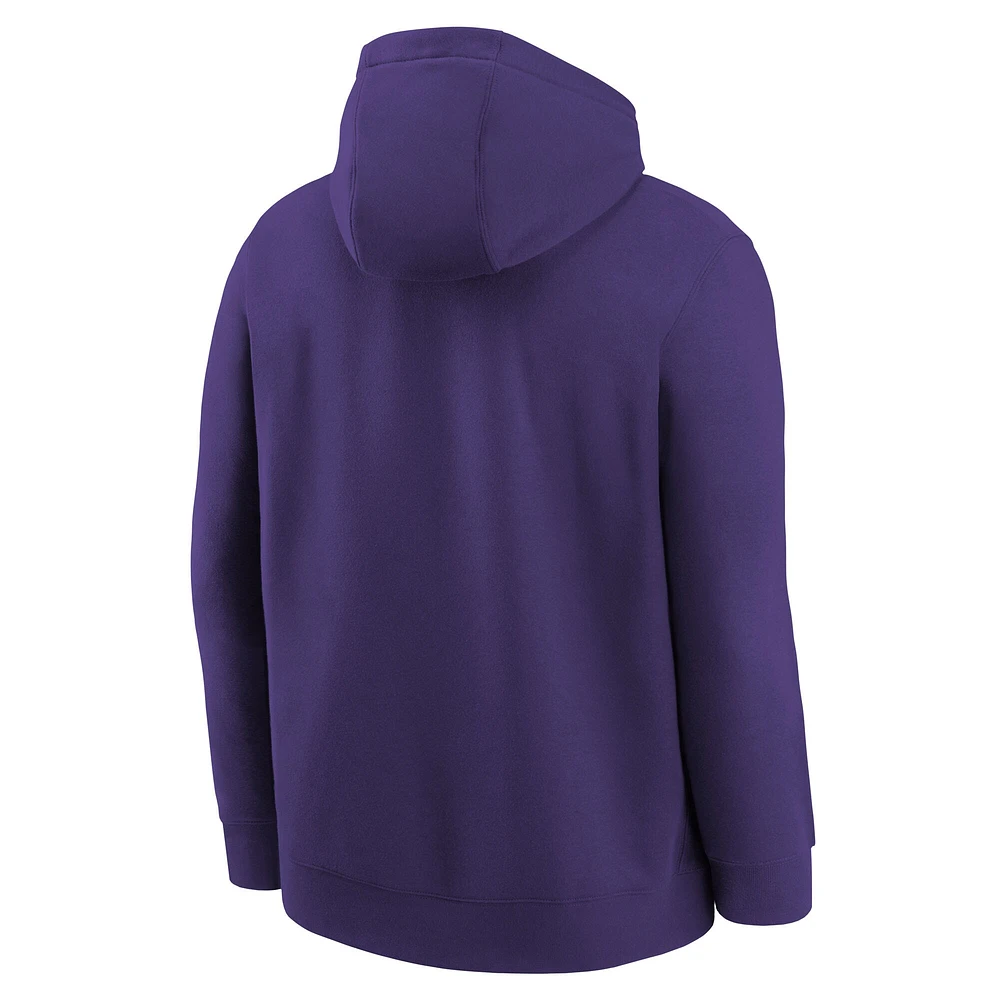 Sweat à capuche Nike violet avec logo WNBA Essential Team pour jeune