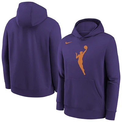 Sweat à capuche Nike violet avec logo WNBA Essential Team pour jeune