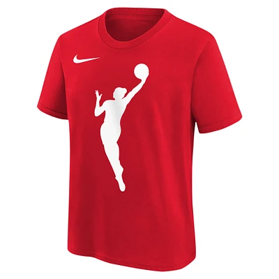 T-shirt Nike rouge avec logo WNBA pour jeunes