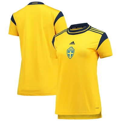 Women's adidas Yellow Sweden National Team 2022 Replica Jersey