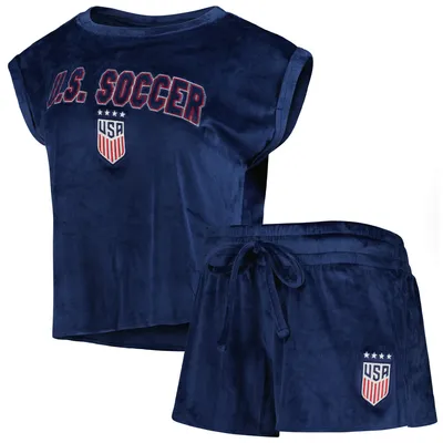 Lids Atlanta Braves Concepts Sport Women's Intermission T-Shirt & Shorts  Sleep Set - Navy