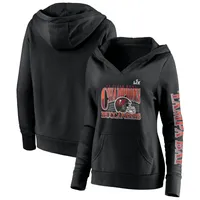 Women's Fanatics Branded Red Tampa Bay Buccaneers Doubleface Slub Pullover  Hoodie