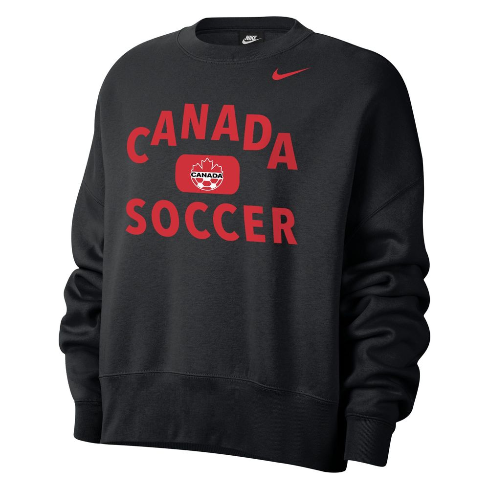 Women's Nike Black Canada Soccer Everyday Campus - Sweatshirt