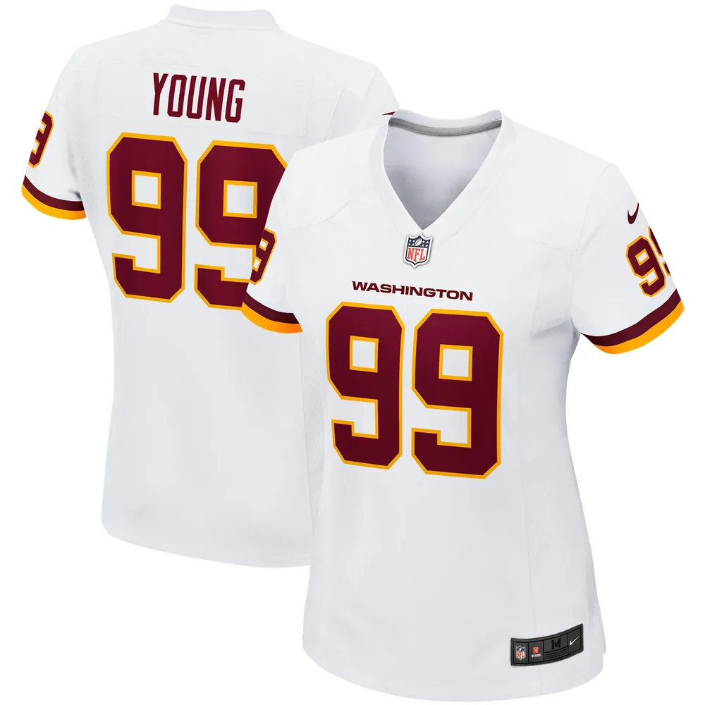 Nike Women's Chase Young White Washington Football Team Game Player Jersey - White