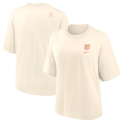 Women's Nike Cream USMNT Earth T-Shirt