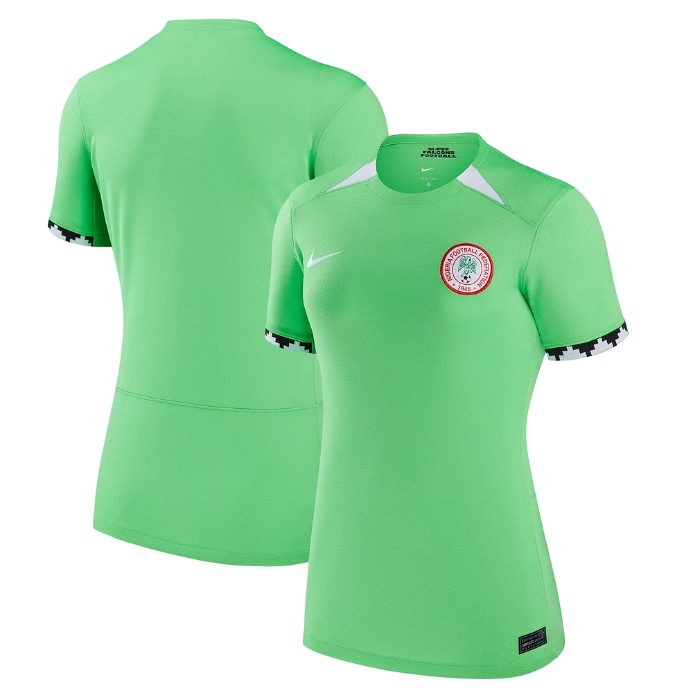 Maillot Nike Nigeria Femme National Team 2023 Home Stadium Replica Vert