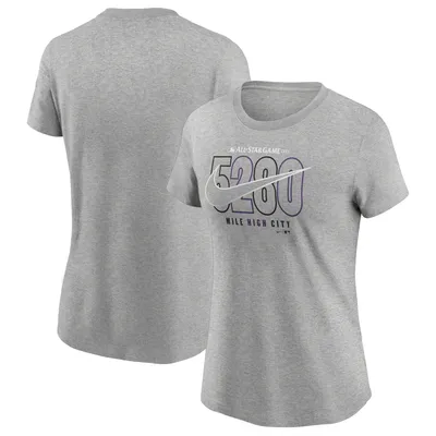 Nike Women's 2021 MLB All-Star Game 5280 T-Shirt - Heathered Charcoal