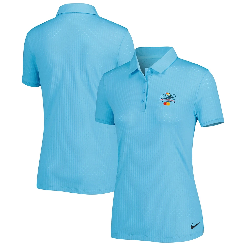 Polo Nike Arnold Palmer Invitational Victory Performance bleu clair pour femme