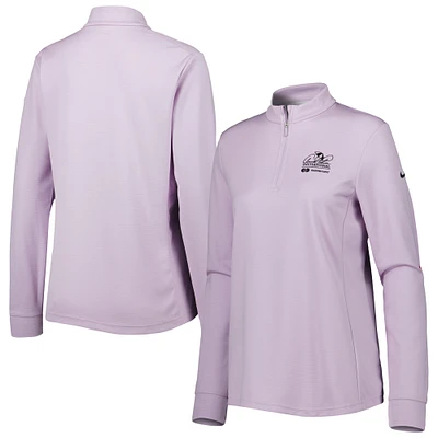 Haut à demi-zip Nike Arnold Palmer Invitational Victory Performance pour femme violet