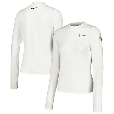 Women's Nike White Arnold Palmer Invitational UV Victory Printed Performance Long Sleeve Top