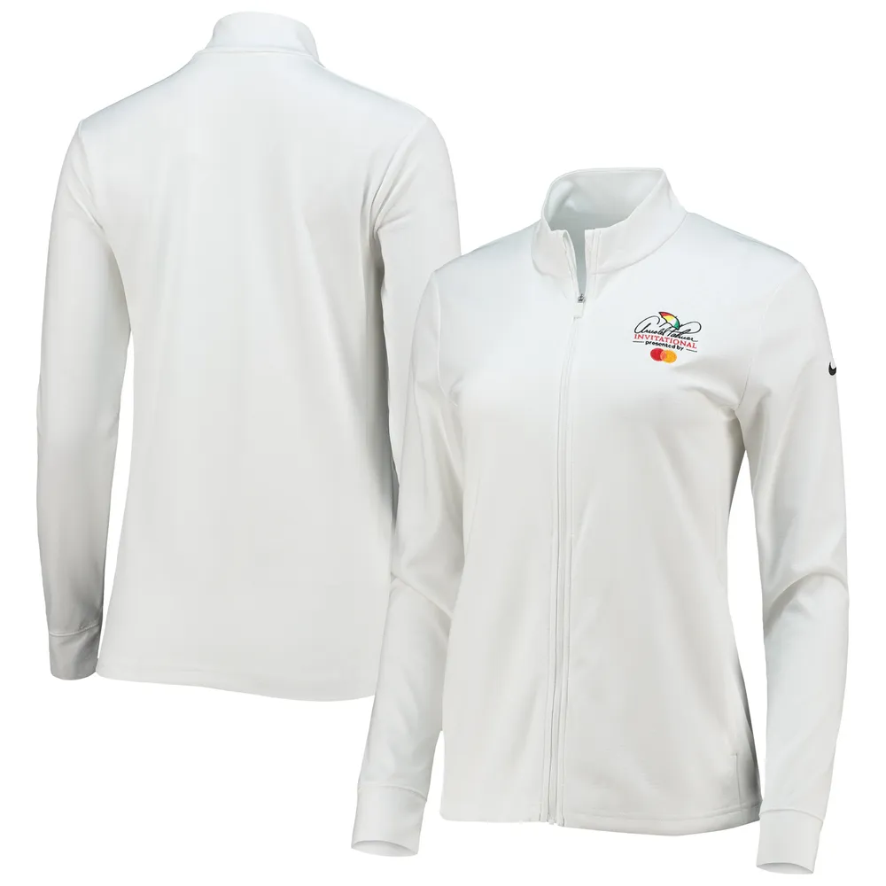 Women's Nike White Arnold Palmer Invitational Victory Performance Full-Zip Jacket