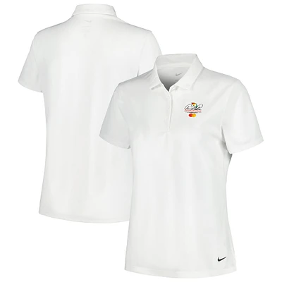 Women's Nike White Arnold Palmer Invitational Victory Performance Polo