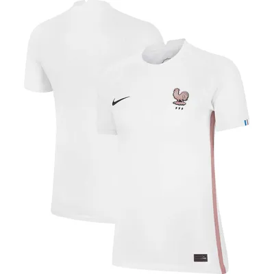 Maillot vierge réplique de l'équipe nationale France féminine Nike 2022/23 extérieur pour femme Blanc