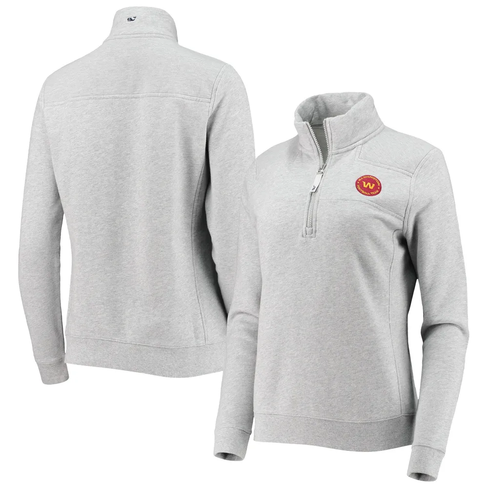 Women's Vineyard Vines White Atlanta Falcons Shep Shirt Quarter-Zip Sweatshirt Size: Extra Small