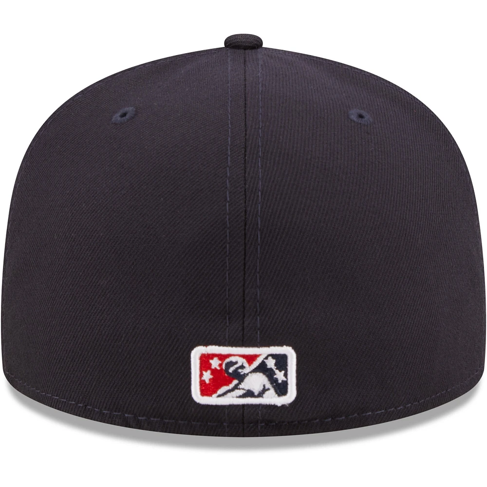 Casquette ajustée New Era Worcester Red Sox Authentic Collection 59FIFTY pour homme