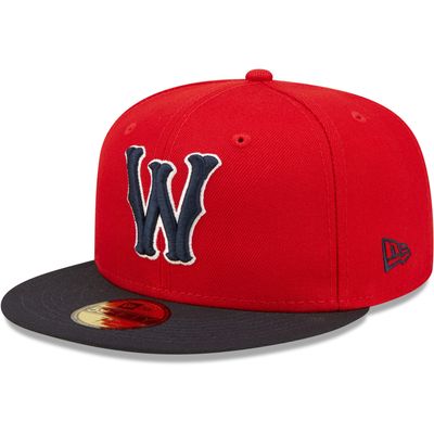 Men's New Era Red Worcester Sox Authentic Collection Team Alternate 59FIFTY Fitted Hat